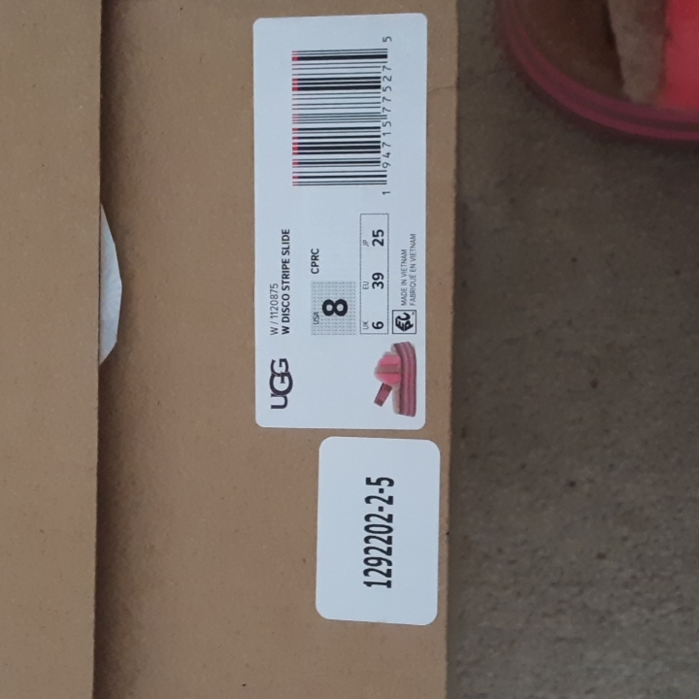 UGG DISCO STRIP SLIDE SANDLES - Picture 8 of 11